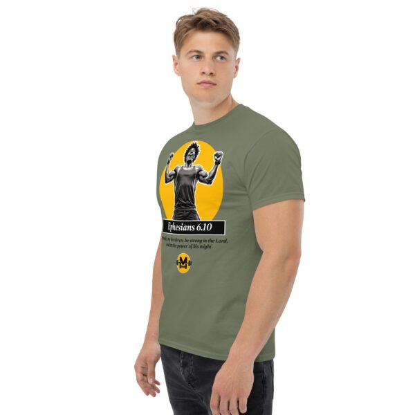 "The Power of His Might" Morning Worship and Workout - Unisex classic tee (Light) - Image 6