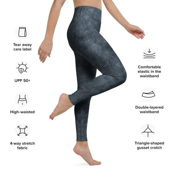 Jean Print / Morning Worship and Workout - Yoga Leggings - Image 2