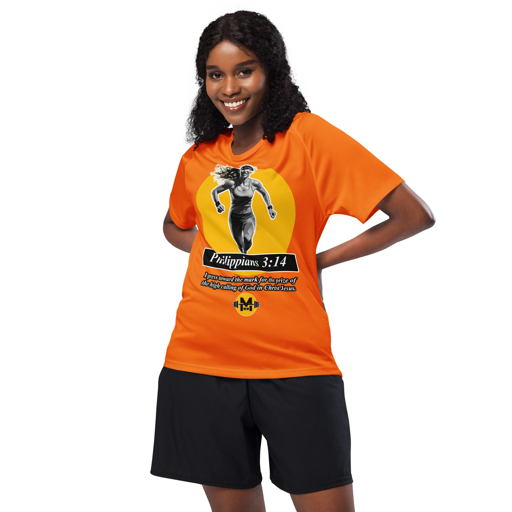 "I Press Toward The Mark" - Unisex sports jersey