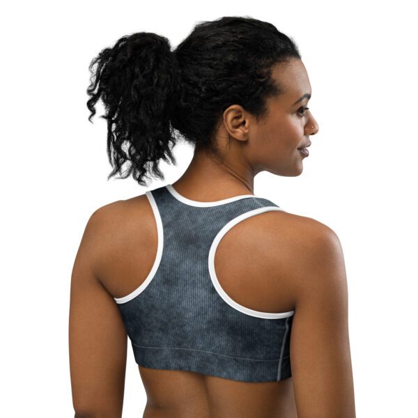 Jean Print / Morning Worship and Workout Sports bra - Image 4