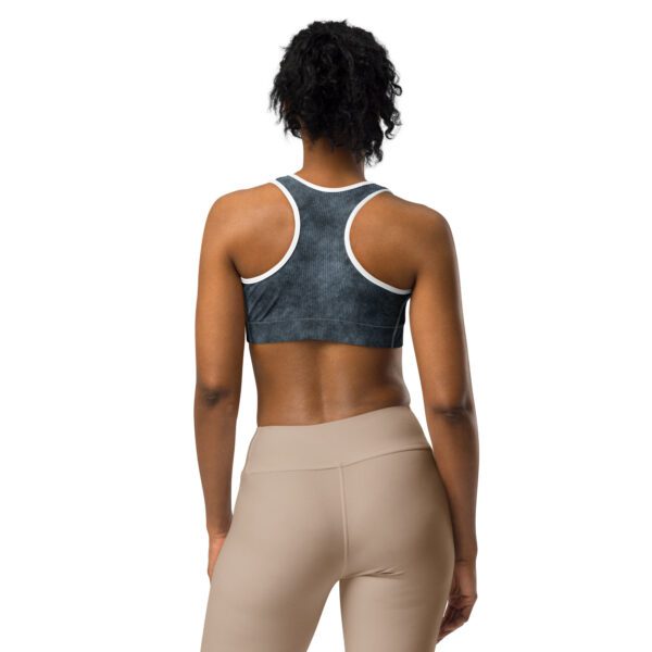 Jean Print / Morning Worship and Workout Sports bra - Image 3