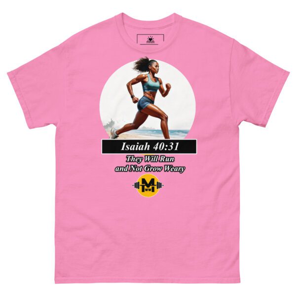 "They Will Run and Not Grow Weary" - Unisex classic tee - Image 7