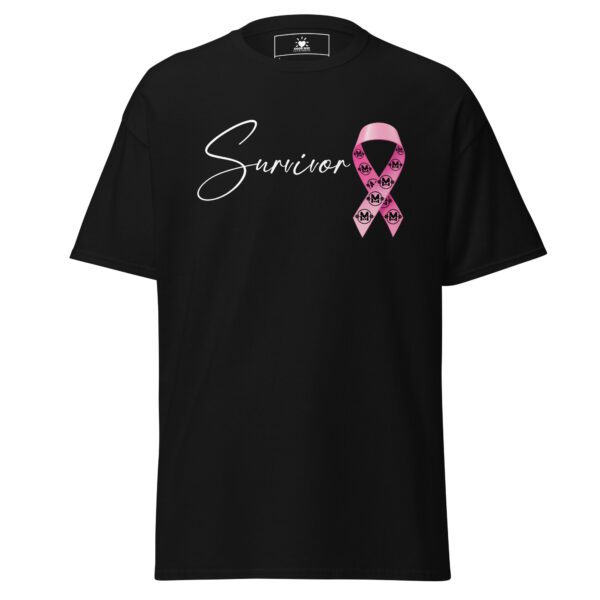 “Survivor” – Unisex classic tee (White Lettering)