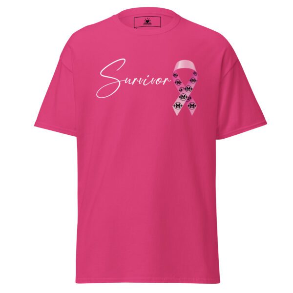 “Survivor” – Unisex classic tee (White Lettering) - Image 2
