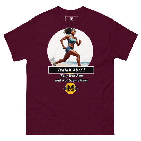 "They Will Run and Not Grow Weary" - Unisex classic tee
