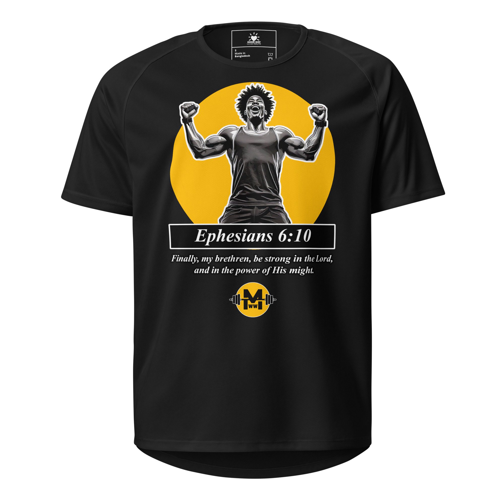 "The Power of His Might" - Unisex sports jersey - Image 4