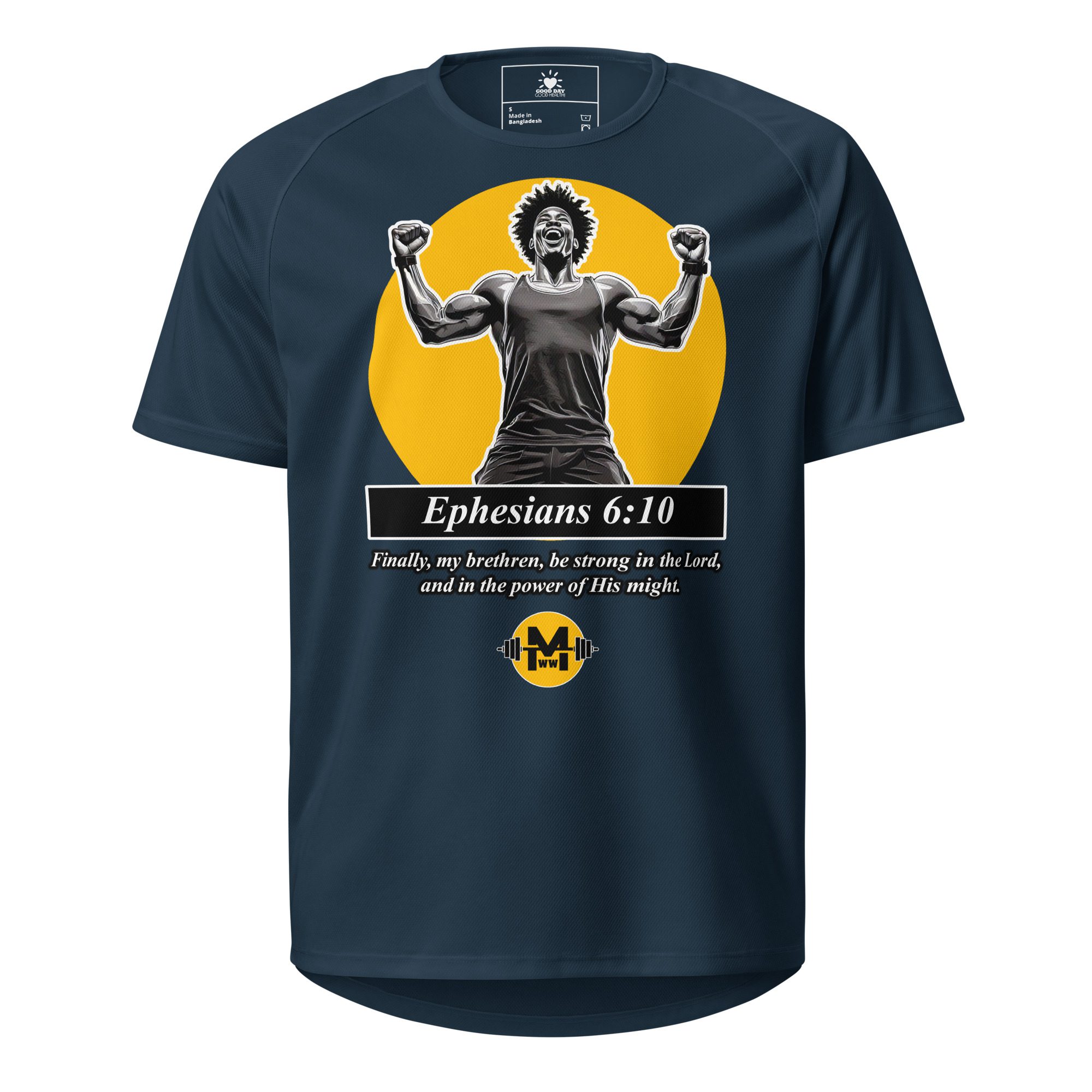 "The Power of His Might" - Unisex sports jersey - Image 5