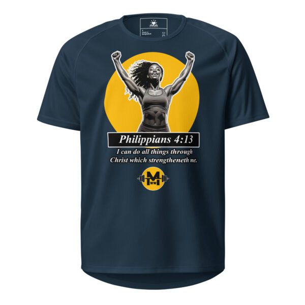 "I Can Do All Things" - Unisex sports jersey - Image 4