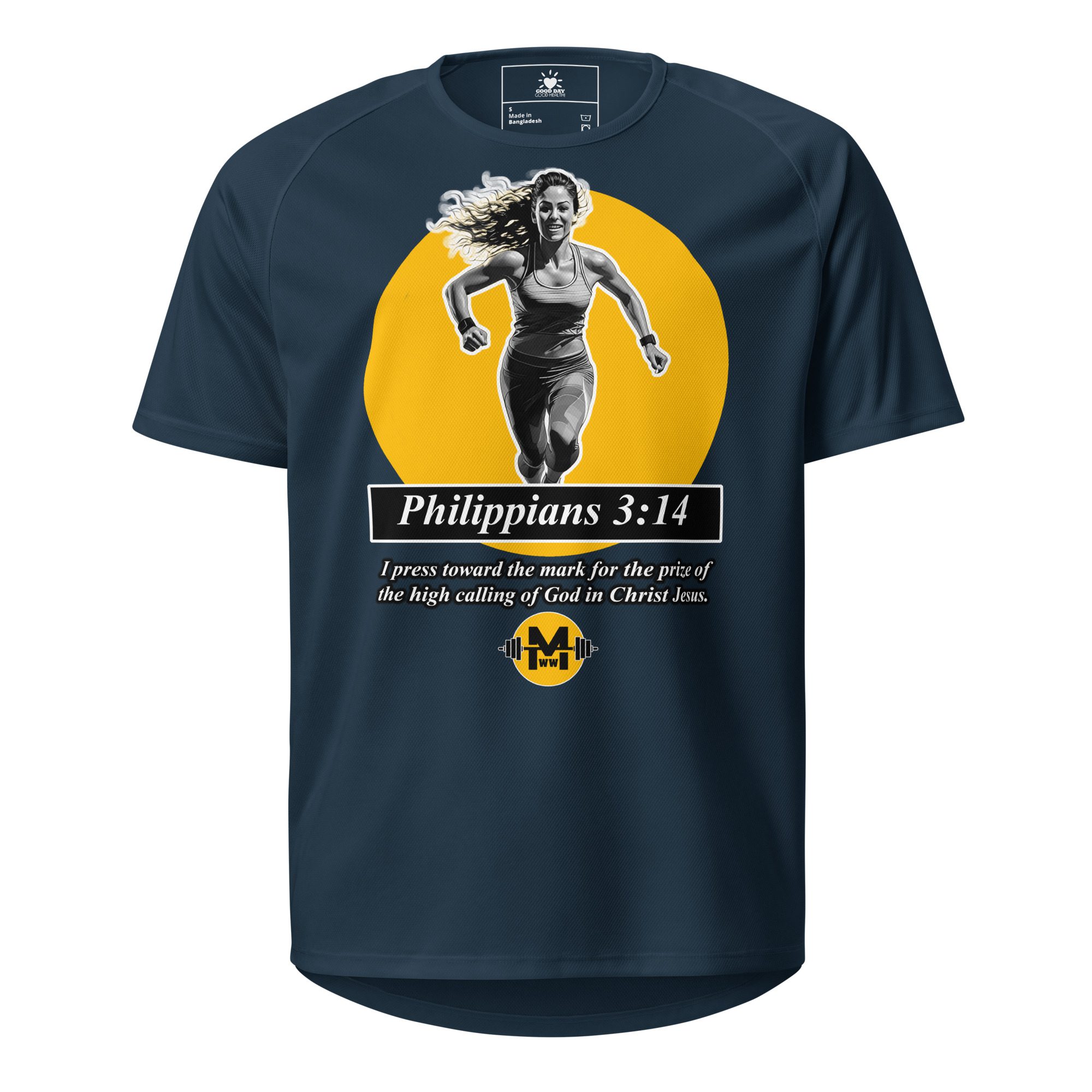 "I Press Toward The Mark" - Unisex sports jersey - Image 5