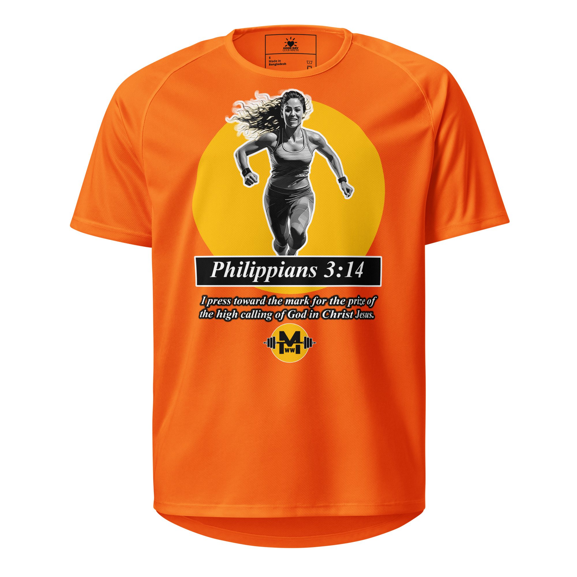 "I Press Toward The Mark" - Unisex sports jersey - Image 7