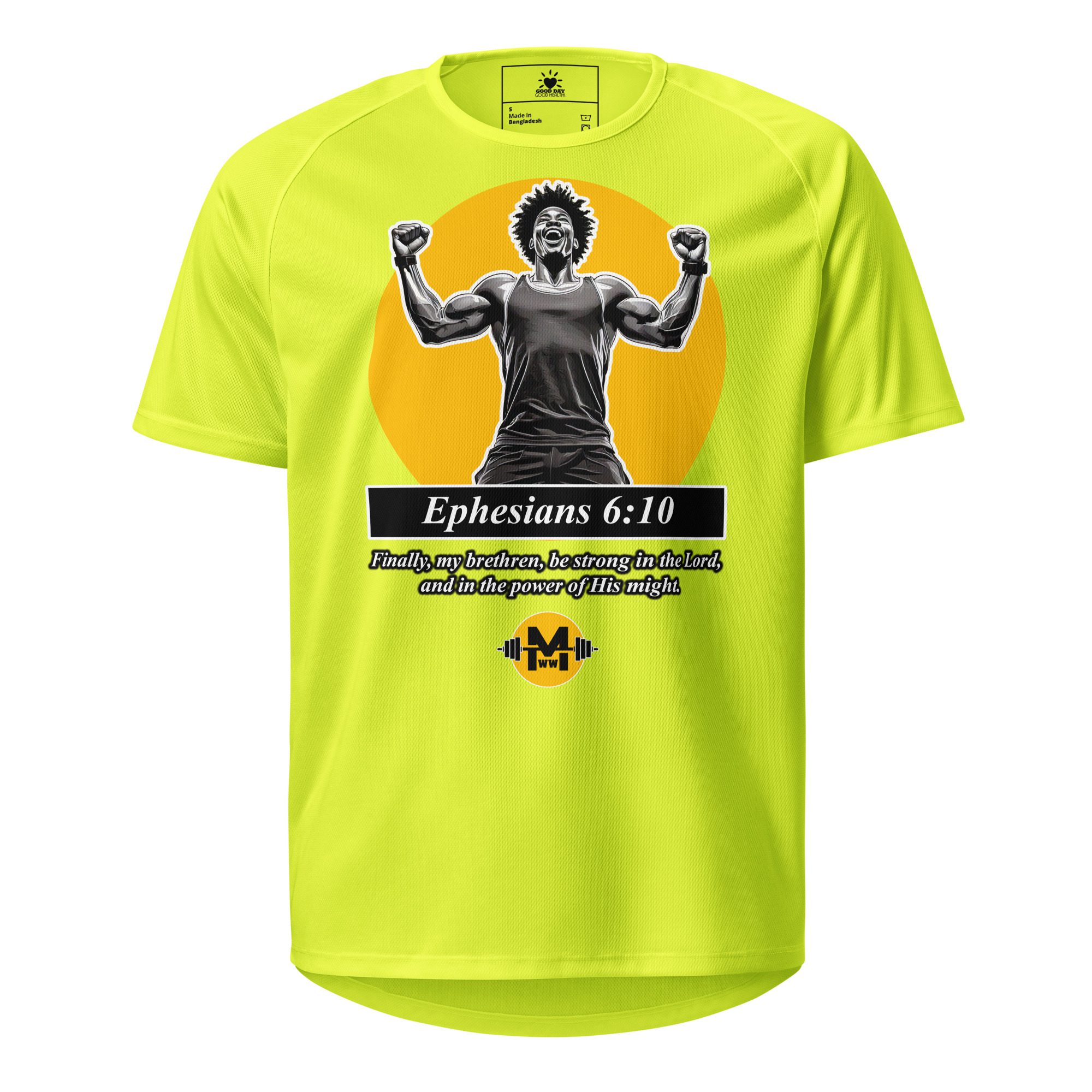 "The Power of His Might" - Unisex sports jersey - Image 8