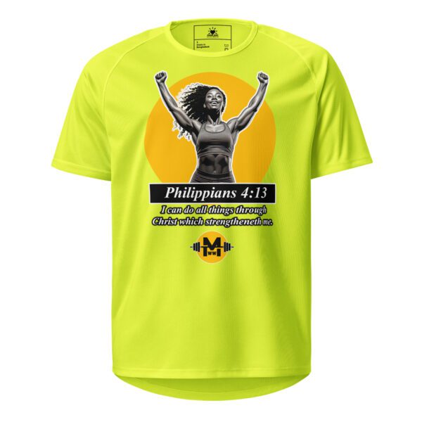 "I Can Do All Things" - Unisex sports jersey - Image 2