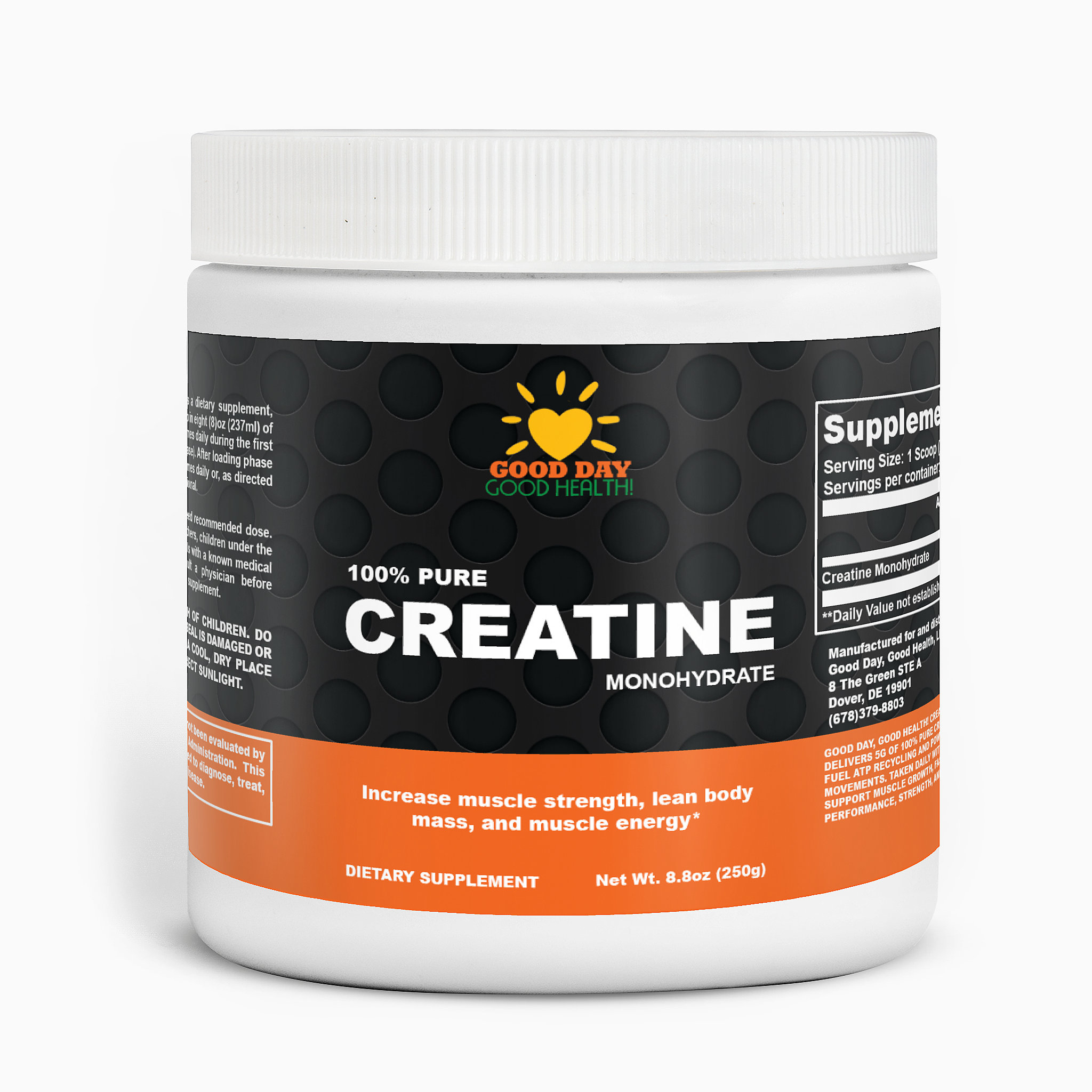 100% Pure Creatine Monohydrate