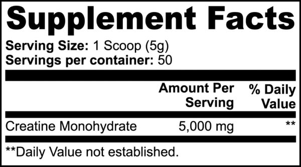 100% Pure Creatine Monohydrate - Image 2