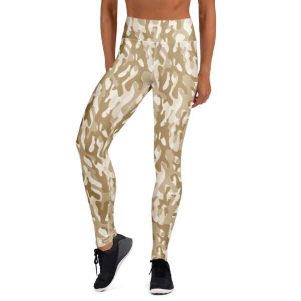 Camo Print Yoga Leggings - Image 2