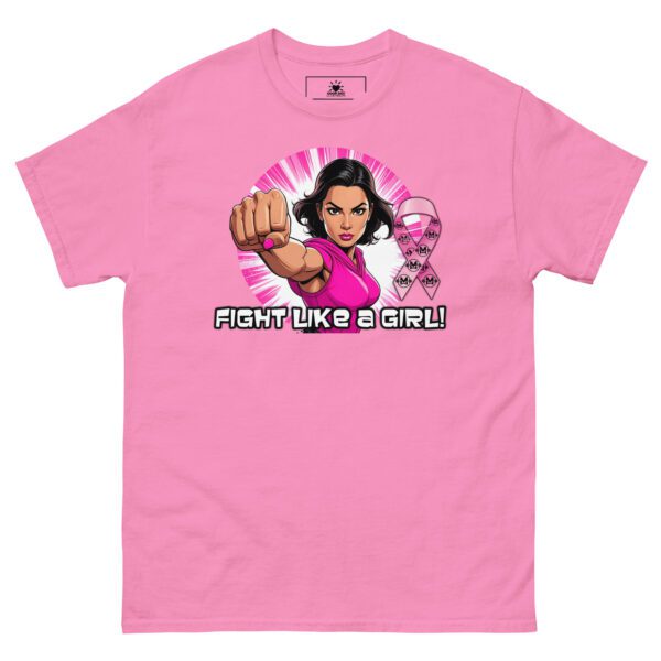 "Fight Like A Girl" Breast Cancer Awareness Unisex classic tee - Image 4