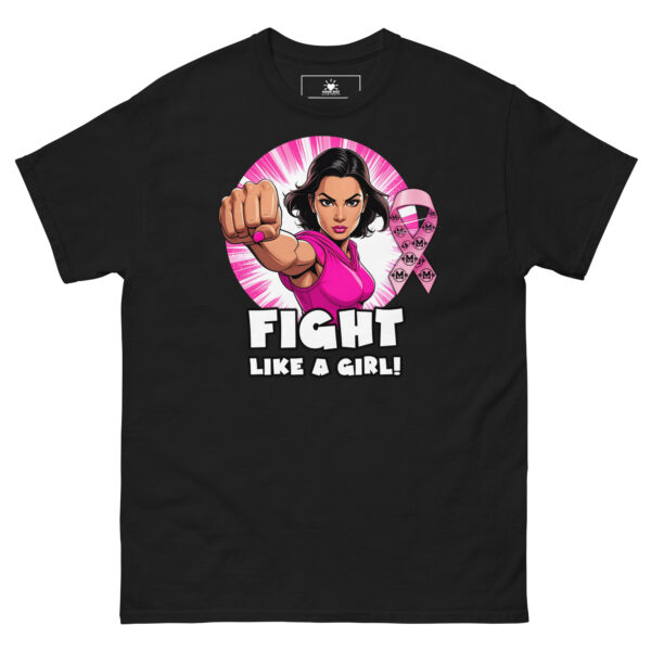 "Fight Like A Girl" Breast Cancer Awareness classic tee - Image 3