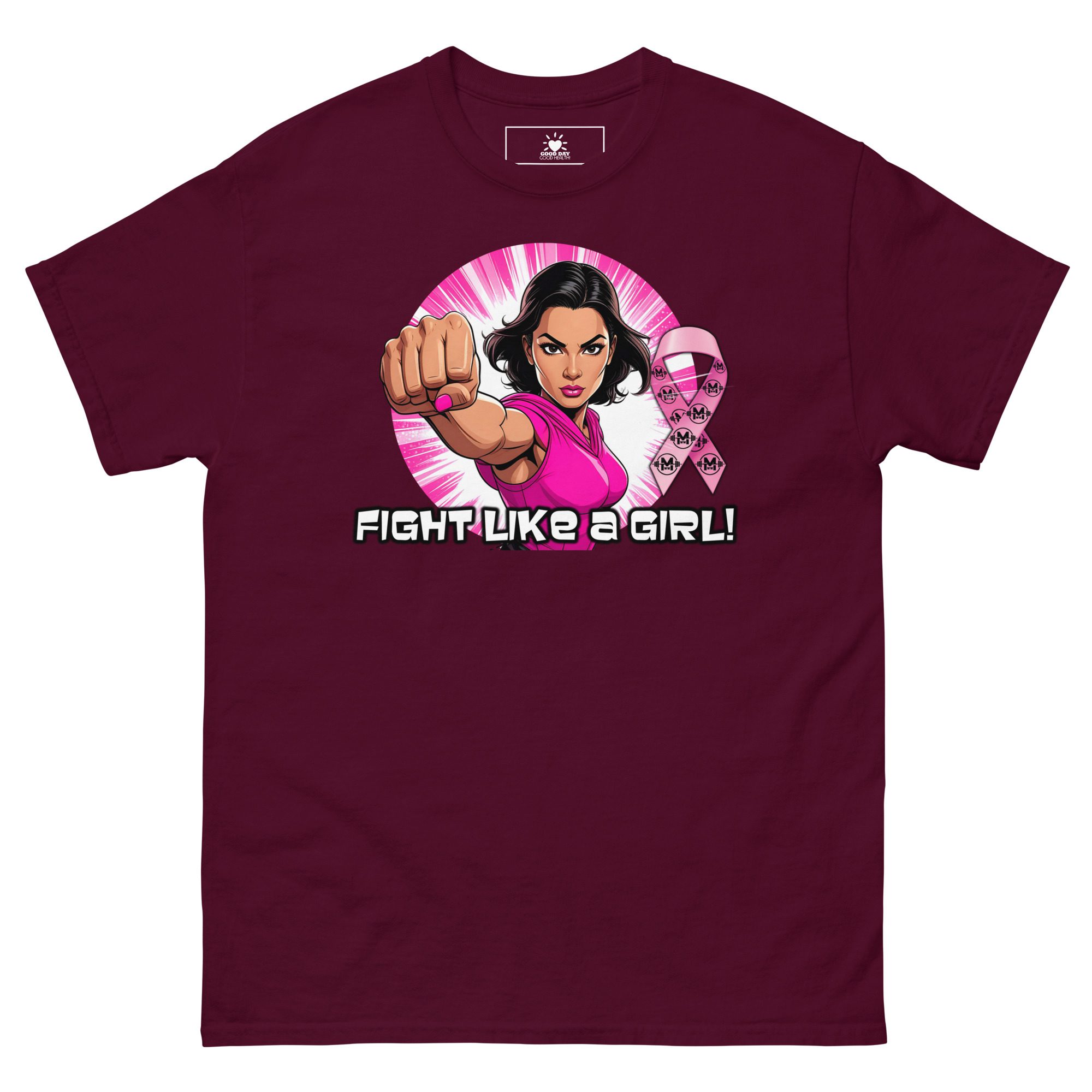 "Fight Like A Girl" Breast Cancer Awareness Unisex classic tee