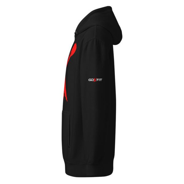 GDXFit X Logo Unisex premium mid-weight hoodie - Image 2