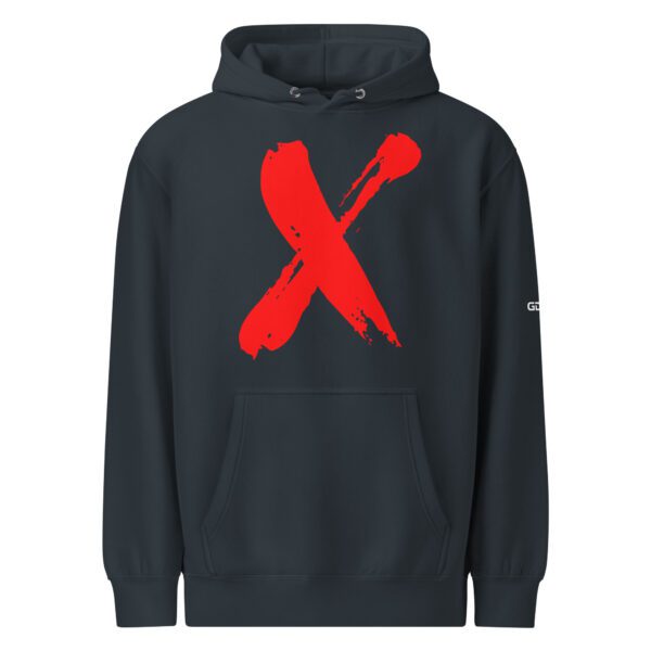 GDXFit X Logo Unisex premium mid-weight hoodie - Image 3