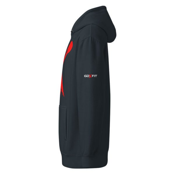 GDXFit X Logo Unisex premium mid-weight hoodie - Image 4