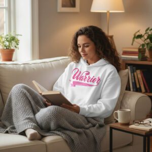 "Warrior" Breast Cancer Awareness Unisex Hoodie