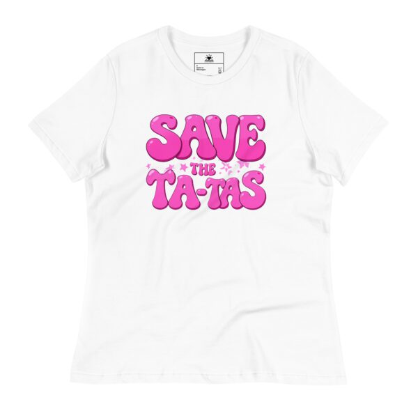 "Save The Ta-Tas" Women's Relaxed T-Shirt - Image 2