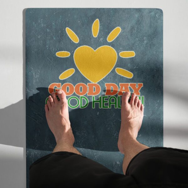 Good Day, Good Health Yoga mat - Image 3