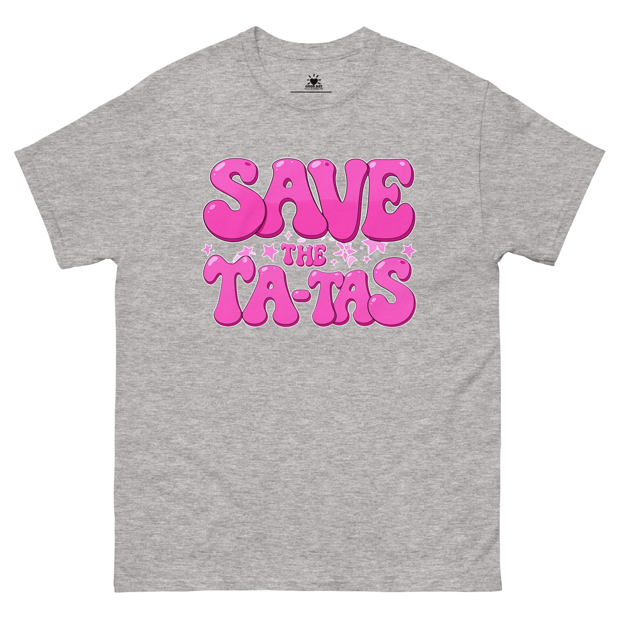 "Save The Ta Tas"" Breast Cancer Awareness Women’s Unisex classic T-Shirt - Image 4