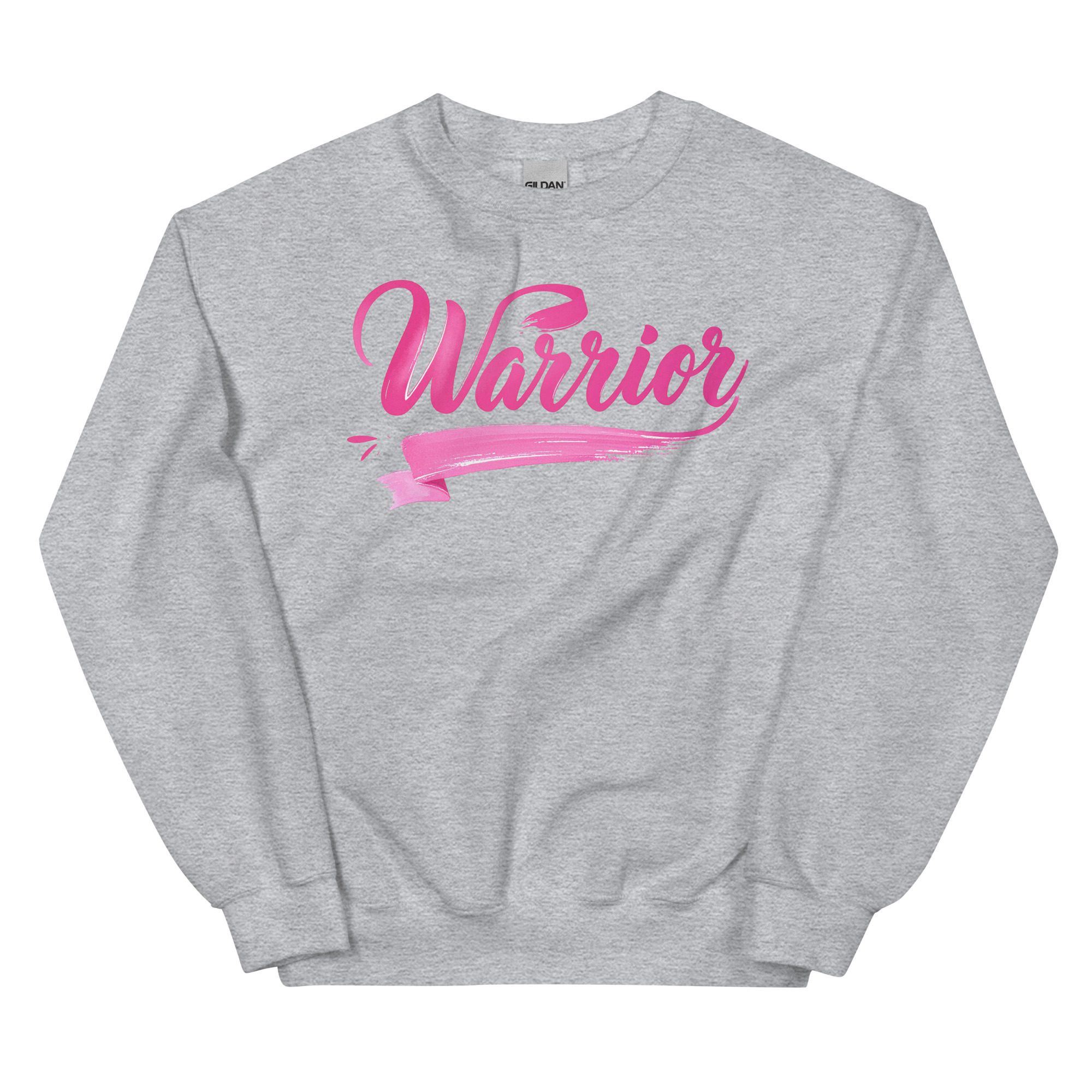 "Warrior" Breast Cancer Awareness Sweatshirt - Image 3