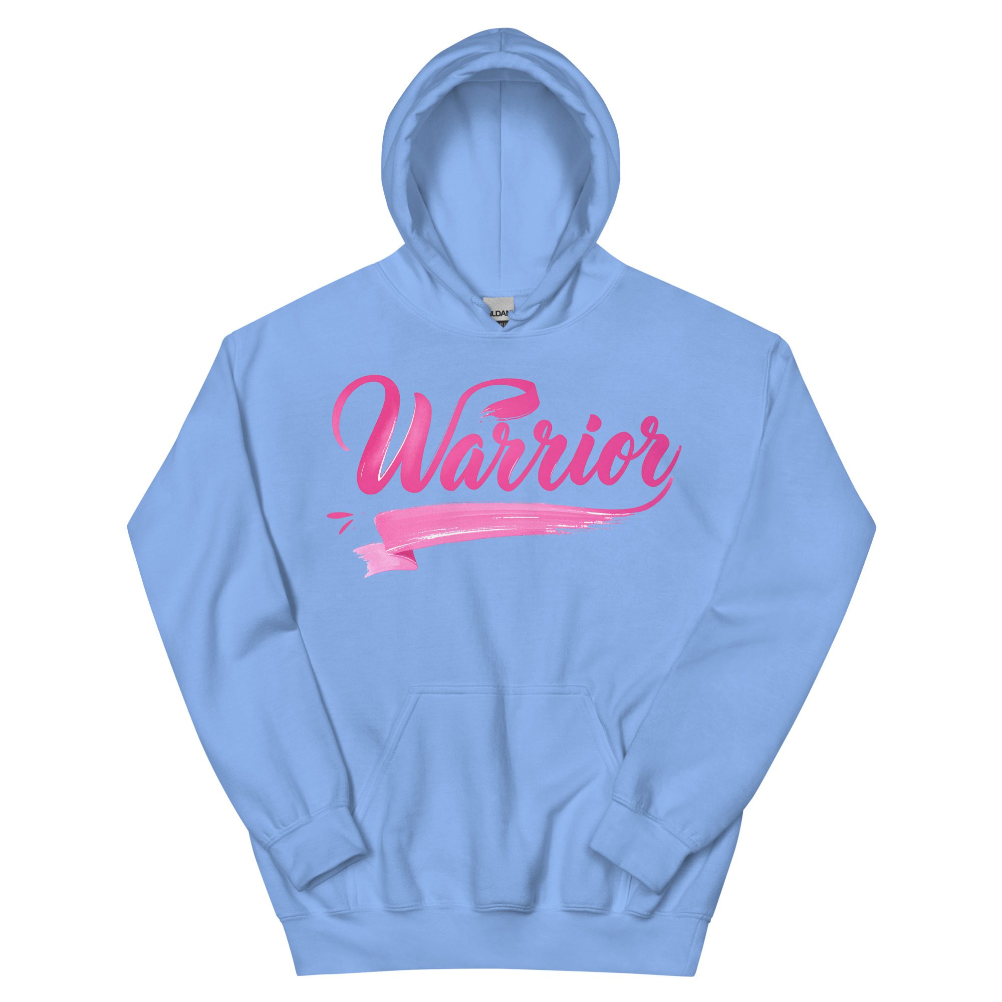 "Warrior" Breast Cancer Awareness Unisex Hoodie - Image 4