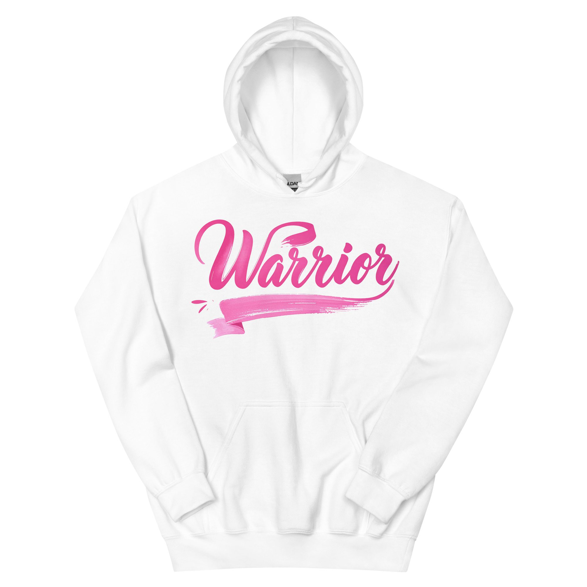 "Warrior" Breast Cancer Awareness Unisex Hoodie - Image 5