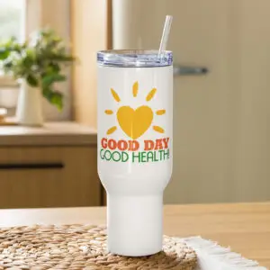 Good Day Good Health Travel mug