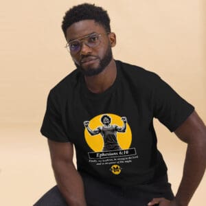 The Power of His Might Unisex classic tee (Dark)